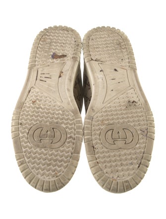 Gucci GG Canvas Leather Sneakers