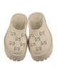 Gucci GG Logo Rubber Mules