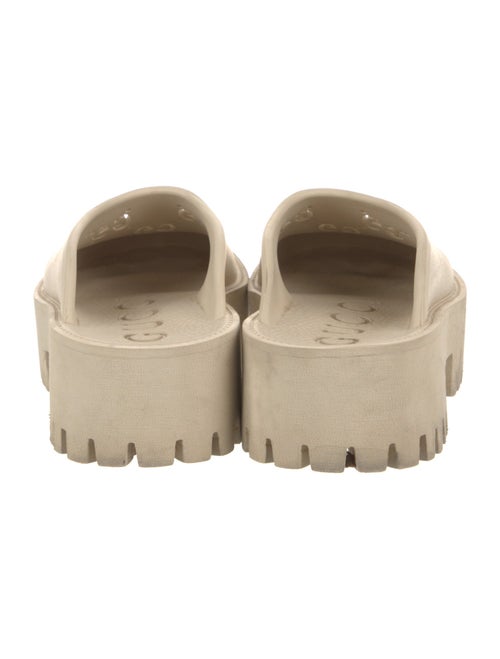 Gucci GG Logo Rubber Mules
