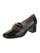 Gucci Double G Logo Patent Leather Pumps