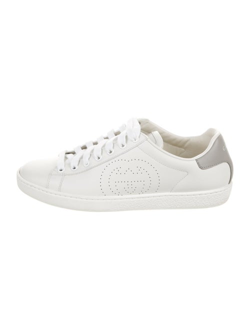 Gucci Interlocking G Logo Leather Sneakers