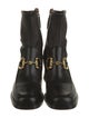 Gucci Horsebit Accent Leather Boots
