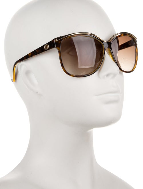 Gucci Interlocking G Logo Oversize Sunglasses