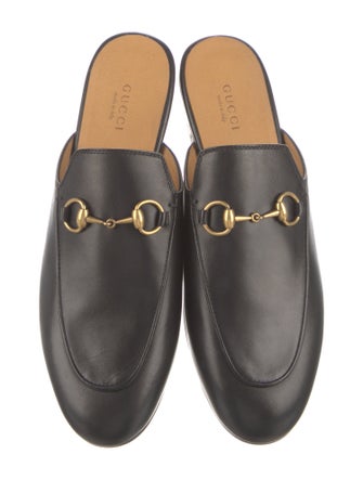 Gucci 1955 Horsebit Accent Leather Mules