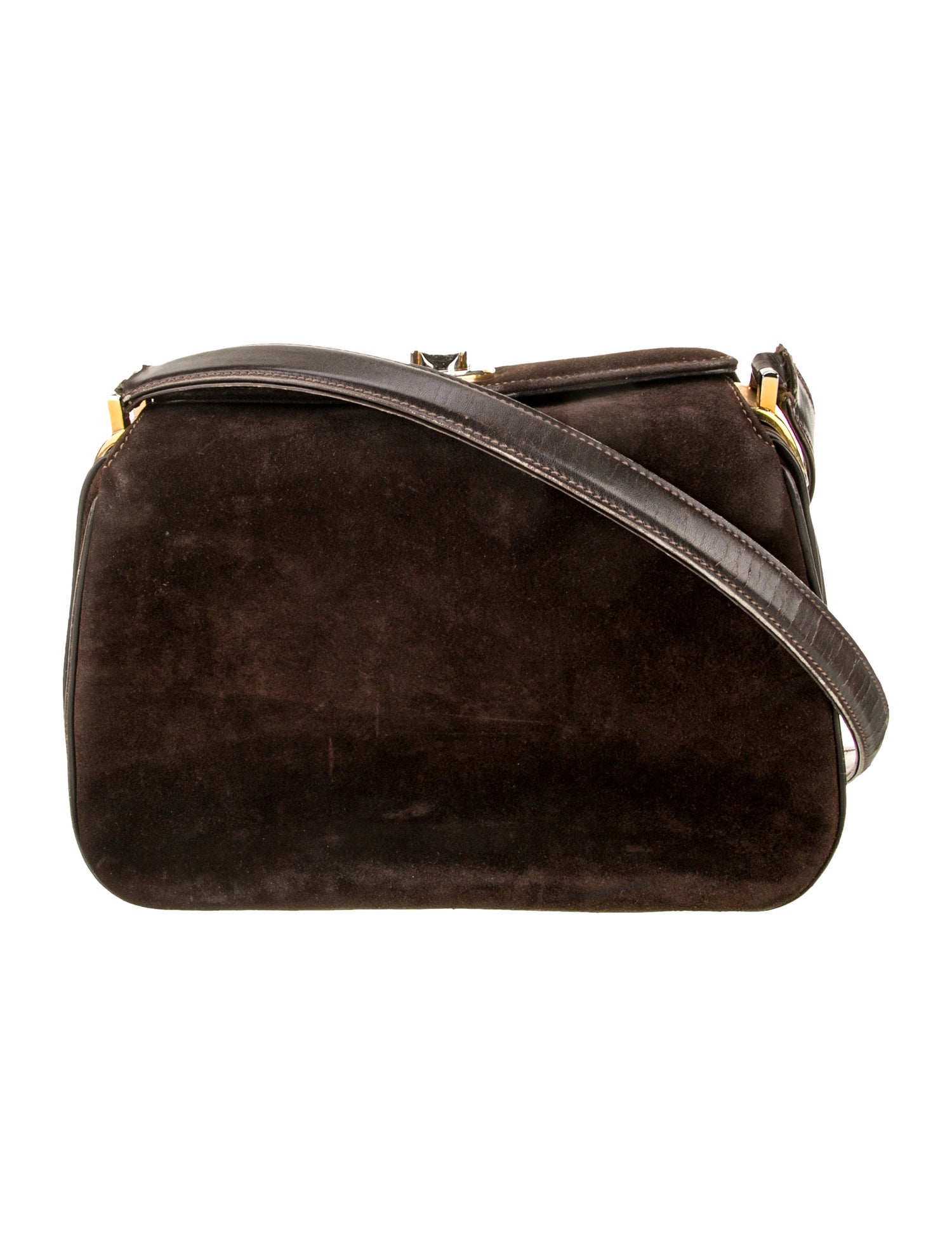 Gucci Suede Shoulder Bag