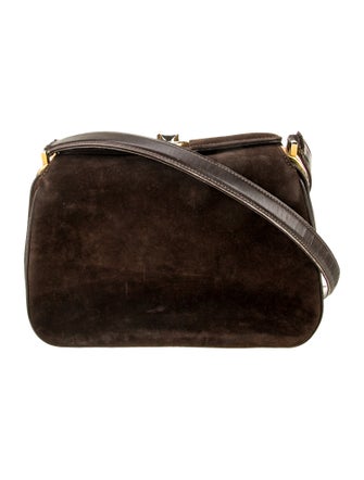 Gucci Suede Shoulder Bag