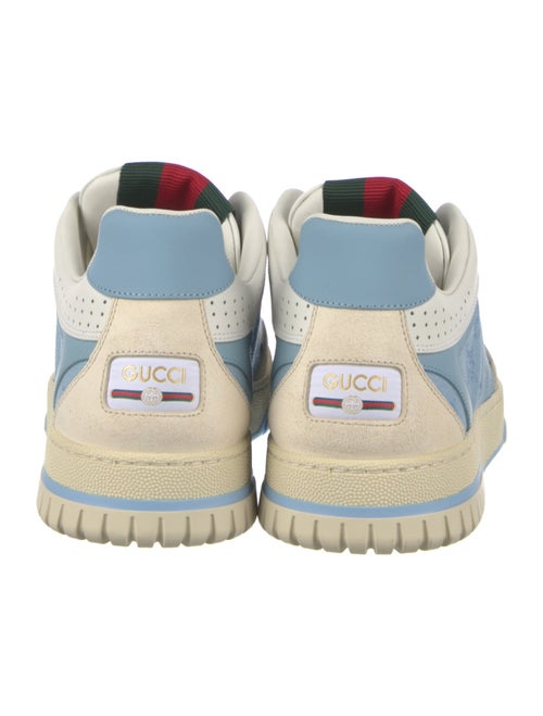 Gucci Web Accent Leather Sneakers