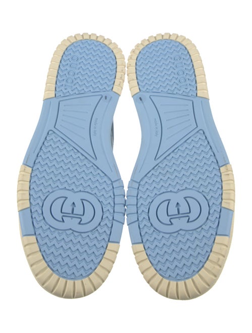 Gucci Web Accent Leather Sneakers
