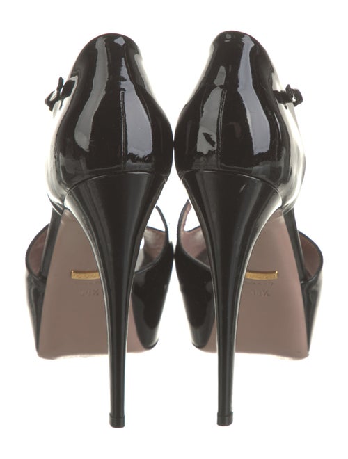 Gucci Patent Leather T-Strap Pumps