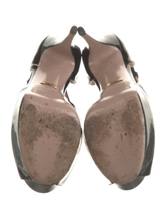 Gucci Patent Leather T-Strap Pumps