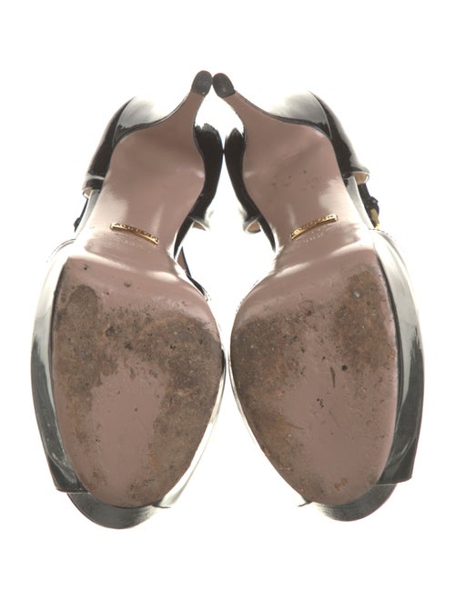 Gucci Patent Leather T-Strap Pumps