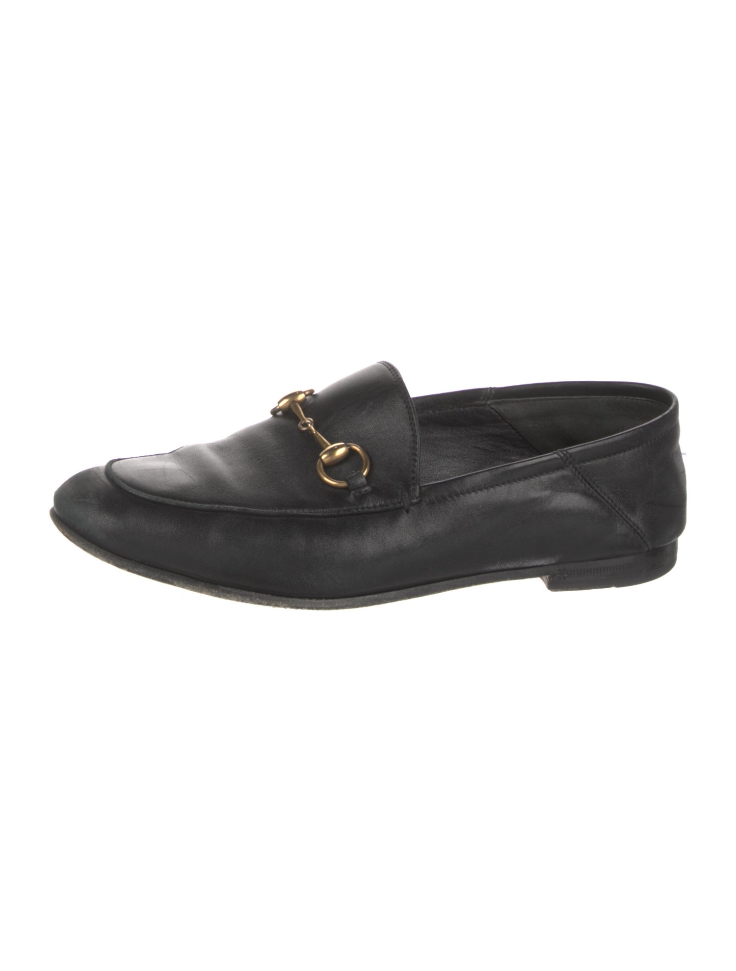 Gucci Horsebit Accent Leather Loafers