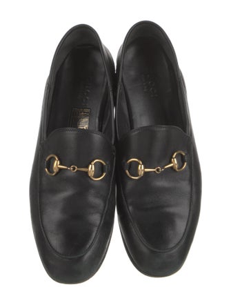 Gucci Horsebit Accent Leather Loafers
