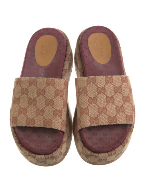 Gucci GG Canvas Canvas Slides