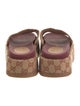 Gucci GG Canvas Canvas Slides