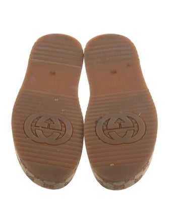 Gucci GG Canvas Canvas Slides