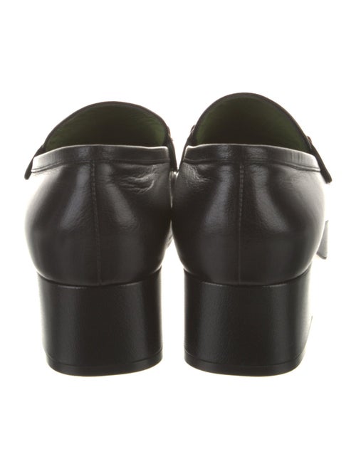 Gucci Horsebit Accent Leather Pumps