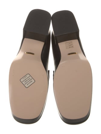 Gucci Horsebit Accent Leather Pumps