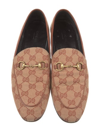 Gucci GG Supreme Canvas Loafers
