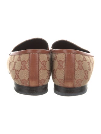 Gucci GG Supreme Canvas Loafers