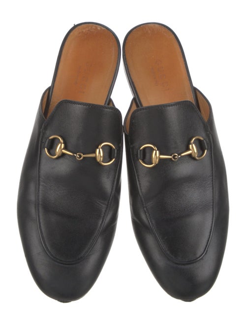 Gucci Horsebit Accent Leather Mules