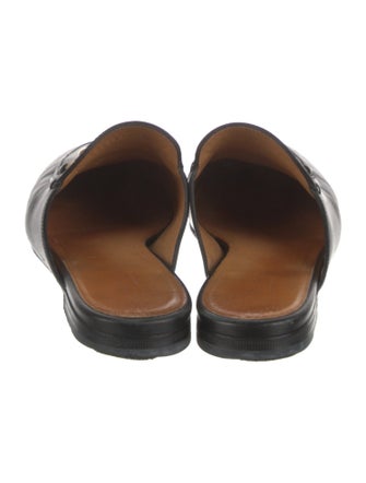 Gucci Horsebit Accent Leather Mules