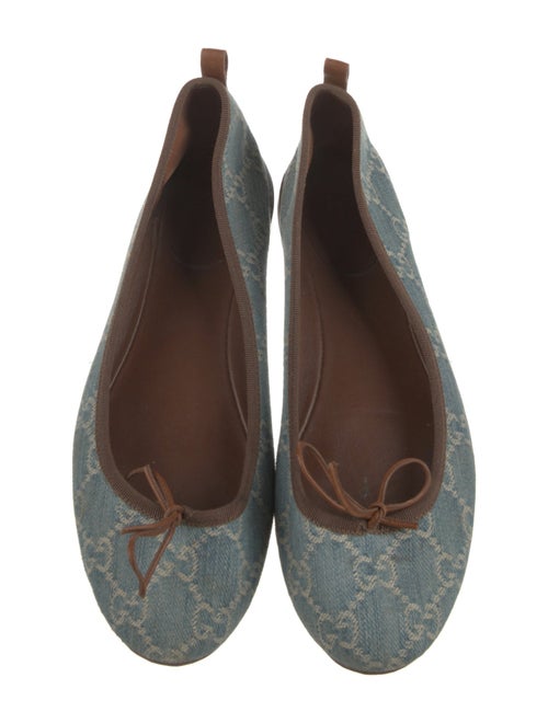 Gucci GG Denim Denim Flats