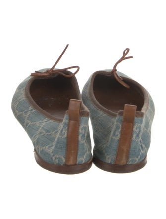 Gucci GG Denim Denim Flats