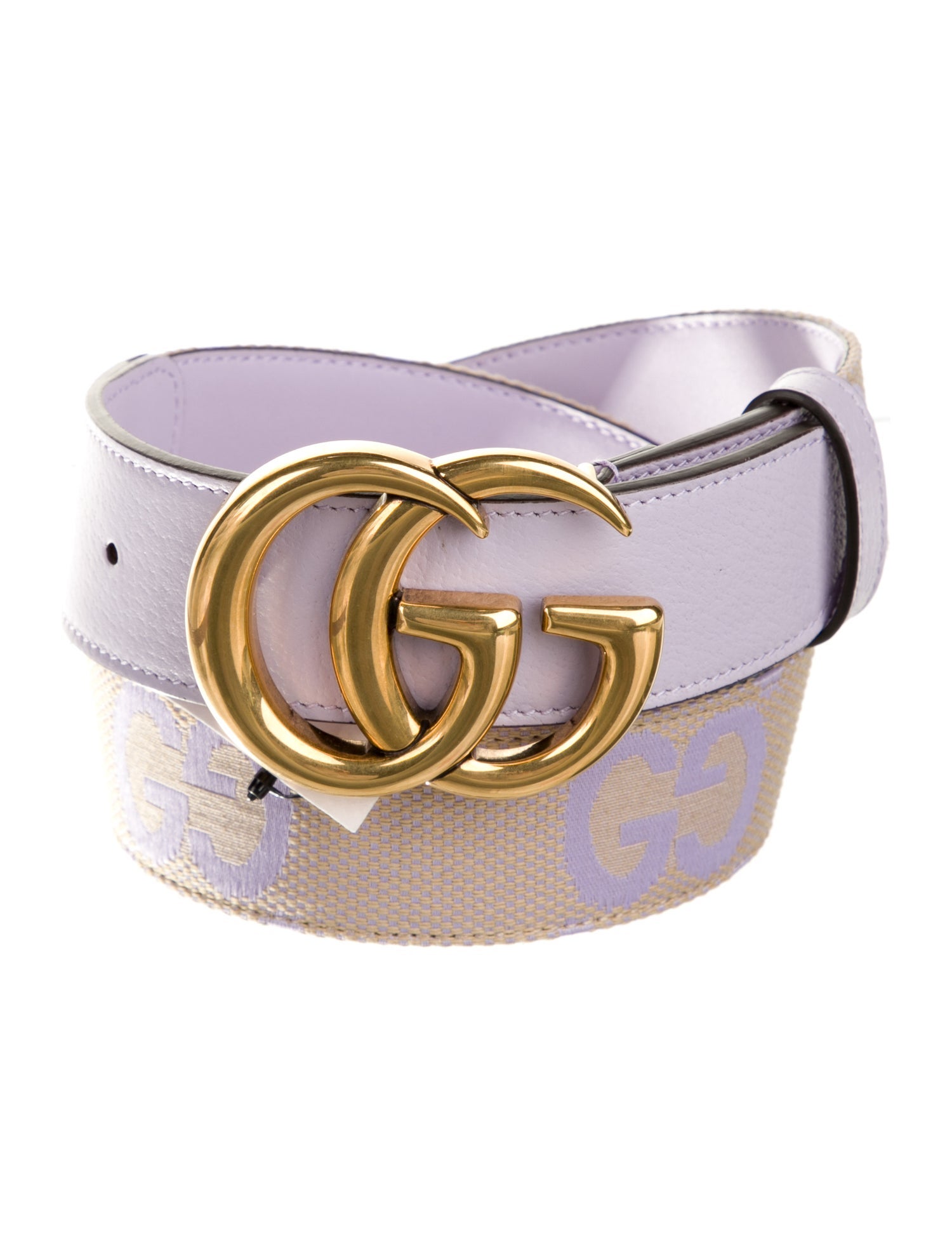 Gucci Double G Logo Leather Belt