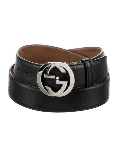 Gucci Guccissima Leather Belt GG Signature Belt