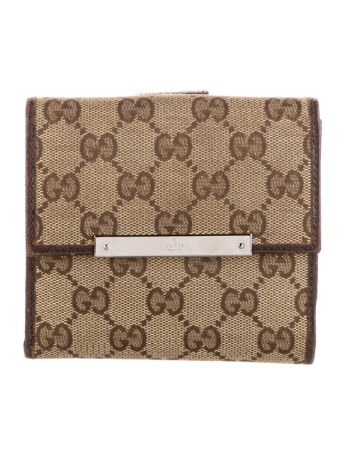 Gucci GG Canvas Canvas French Purse