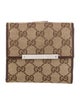 Gucci GG Canvas Canvas French Purse