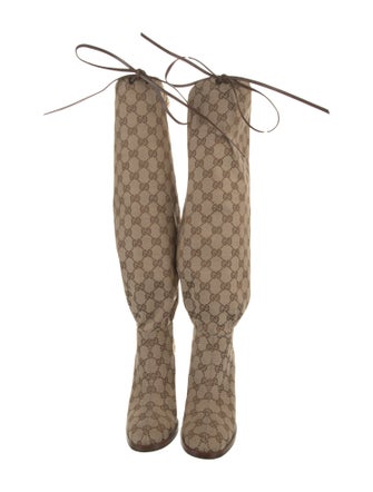 Gucci GG Canvas Canvas Boots