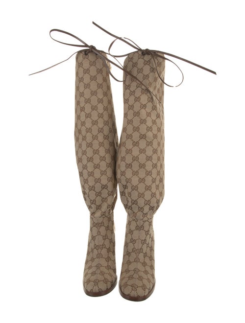Gucci GG Canvas Canvas Boots