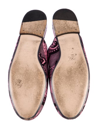 Gucci Horsebit Accent Satin Mules