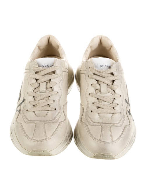 Gucci Web Accent Leather Chunky Sneakers