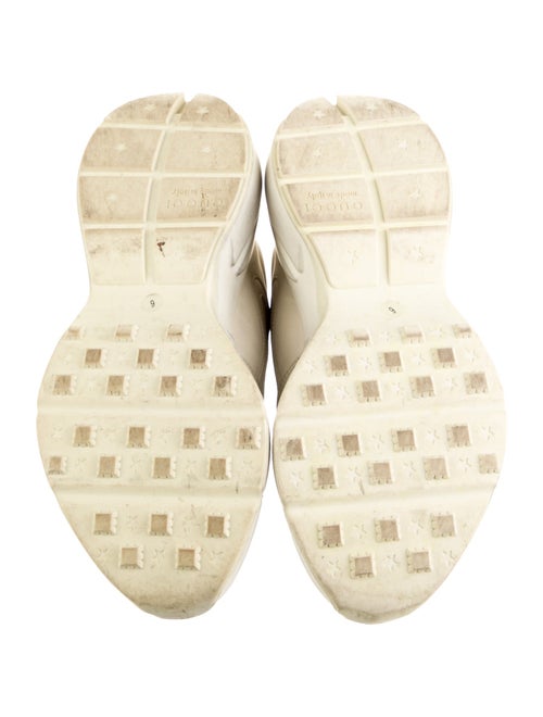Gucci Web Accent Leather Chunky Sneakers