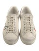 Gucci Web Accent Leather Sneakers