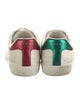 Gucci Web Accent Leather Sneakers