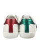 Gucci Web Accent Leather Sneakers