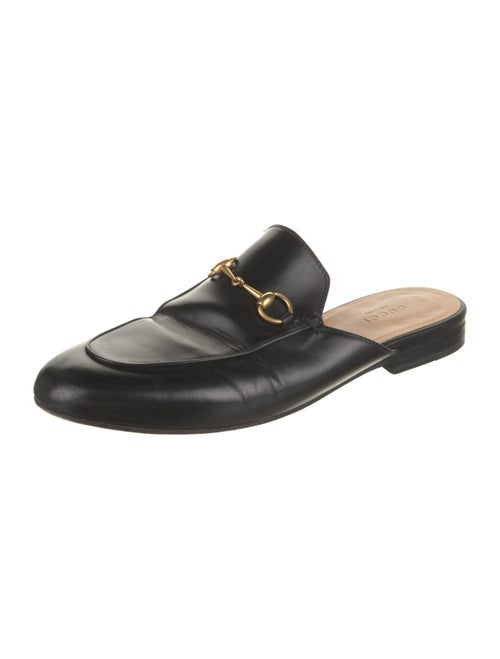 Gucci Horsebit Accent Leather Mules
