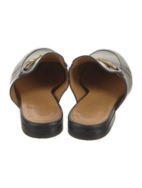 Gucci Horsebit Accent Leather Mules