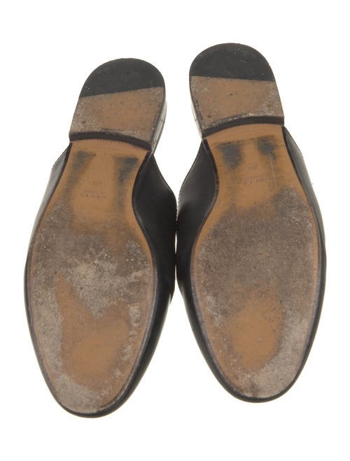 Gucci Horsebit Accent Leather Mules