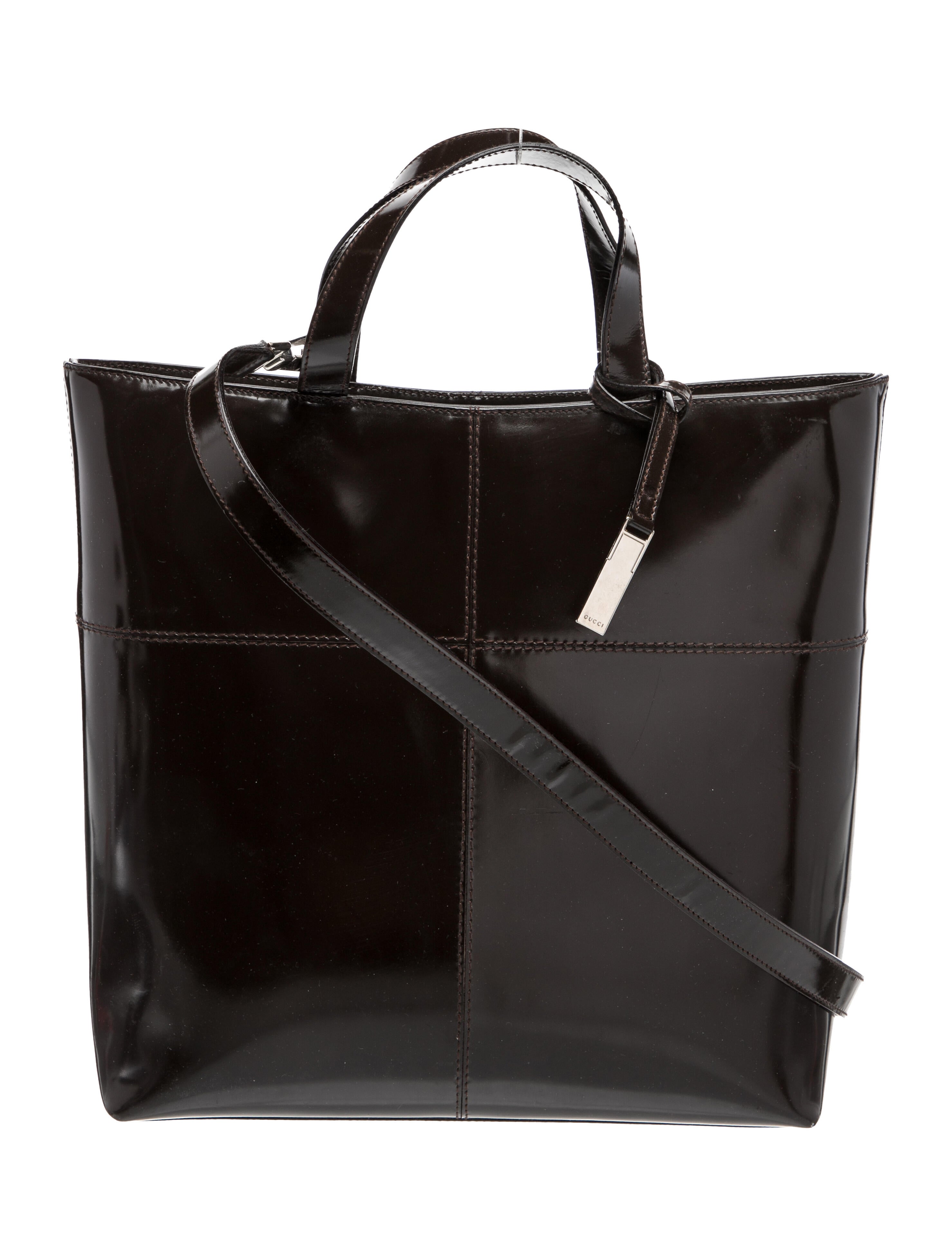 Gucci Patent Leather Bucket Bag Vintage