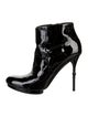 Gucci Bamboo Accent Patent Leather Boots