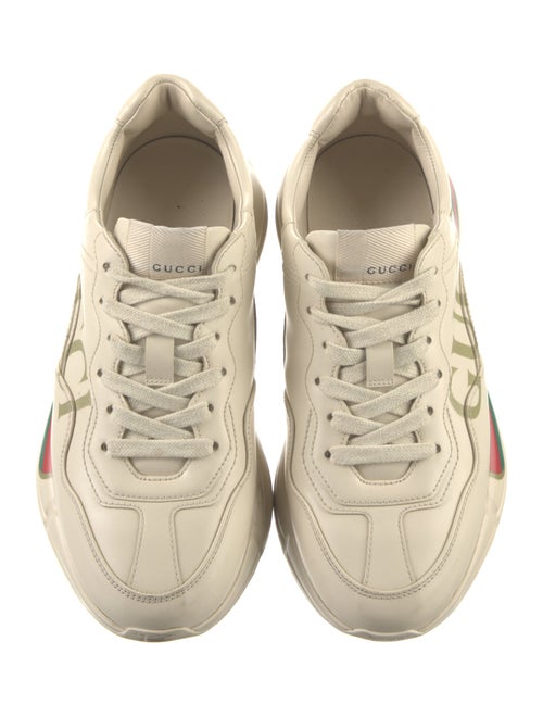 Gucci Web Accent Leather Chunky Sneakers