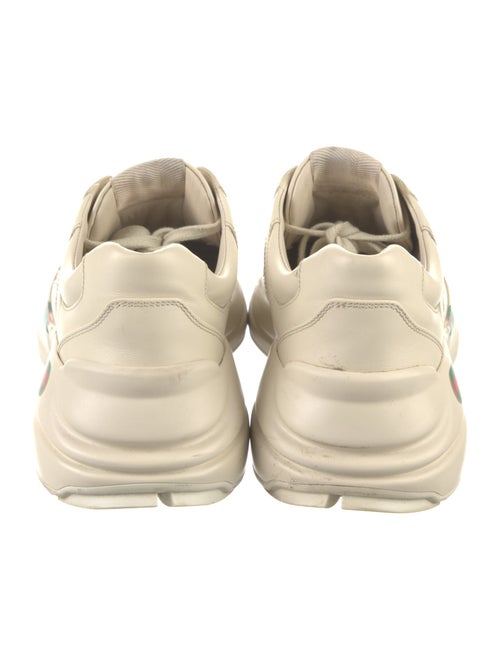 Gucci Web Accent Leather Chunky Sneakers