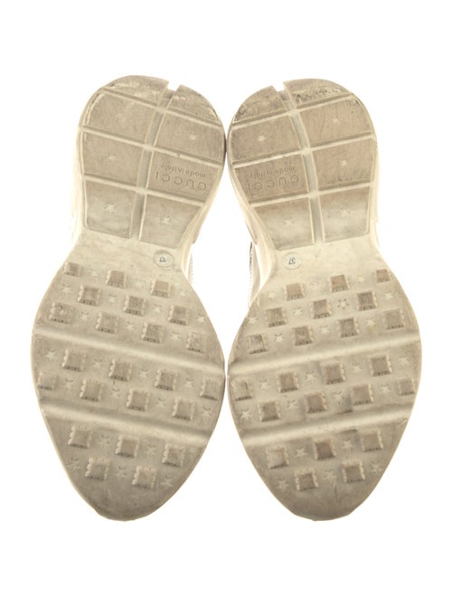 Gucci Web Accent Leather Chunky Sneakers