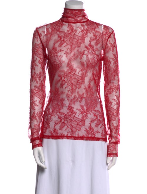 Gucci Lace Lace Pattern Top
