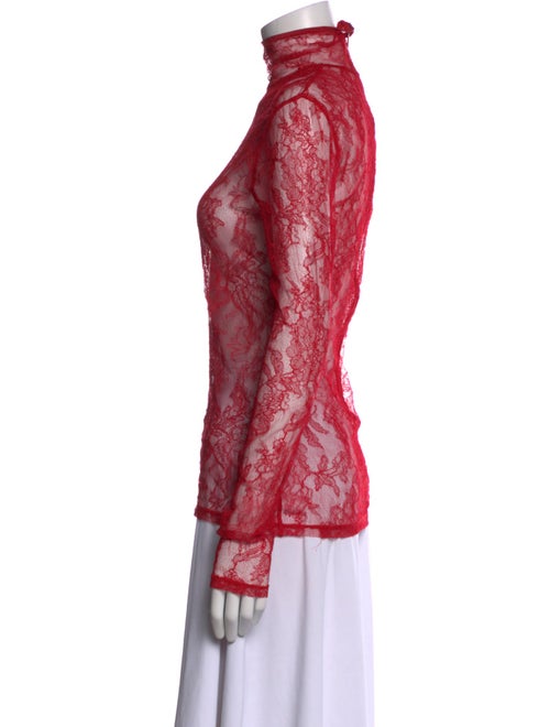 Gucci Lace Lace Pattern Top